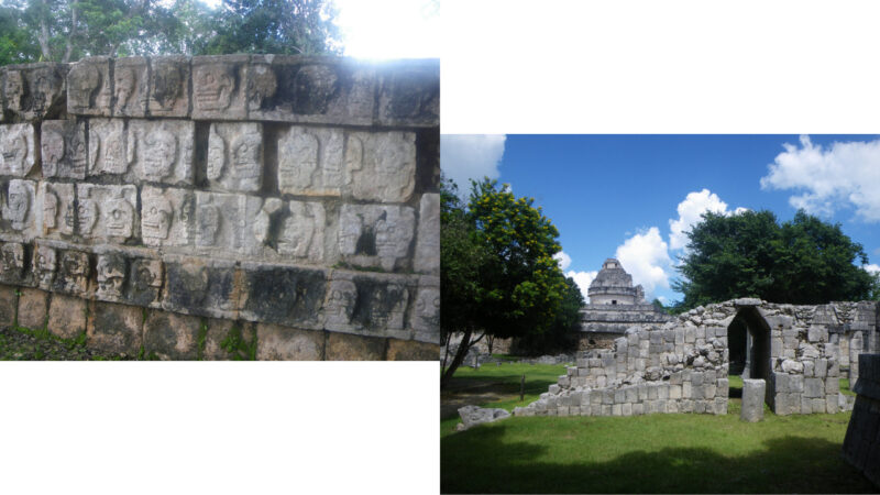 inside of Chichén Itzá